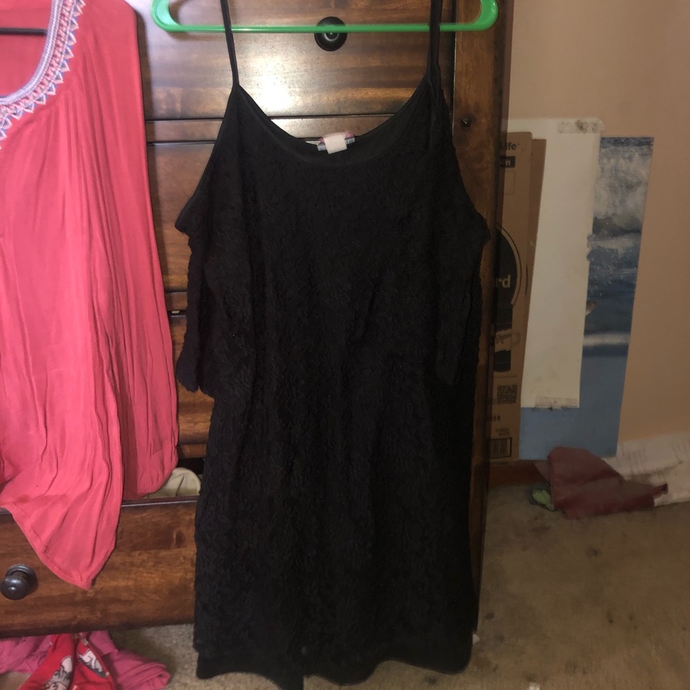 Little black lace dress